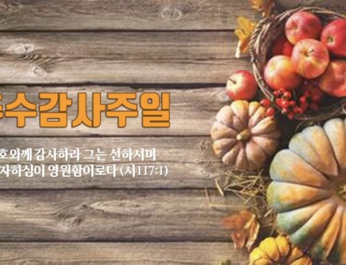 추수 감사 예배 2025